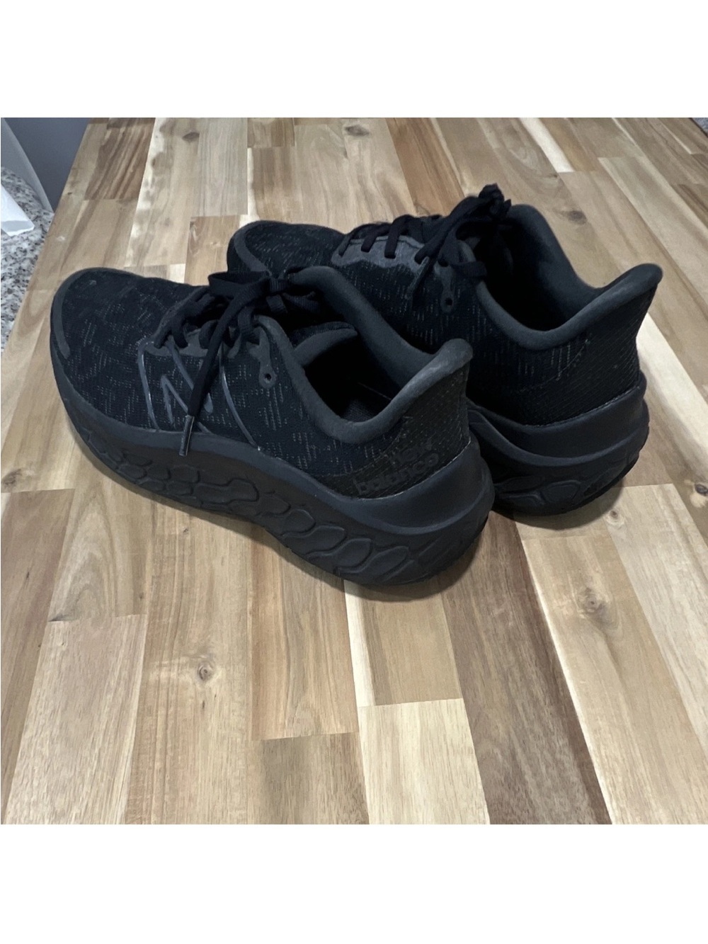 New Balance All-Black Casual Running Sneakers - Picture 4 of 5